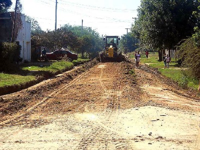 Arreglos de calles en los barrios Zapata y La Unión