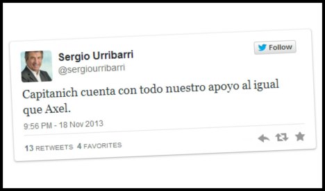 Urribarri aseguró su apoyo a Capitanich