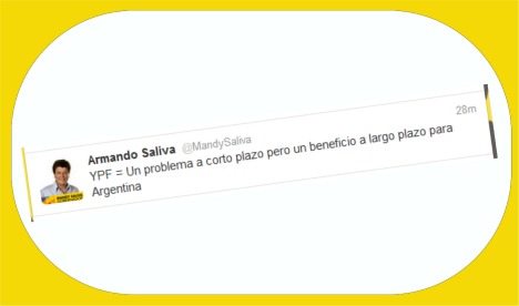 Saliva, el macrista estatizador: 
