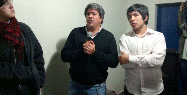 El Evita abrió su local partidario con la presencia de su candidato a Gobernador