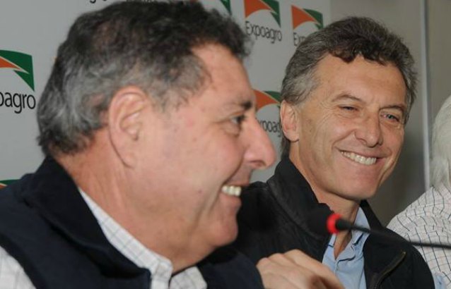 Alfredo De Ángeli, senador del PRO, y Mauricio Macri, titular del PRO