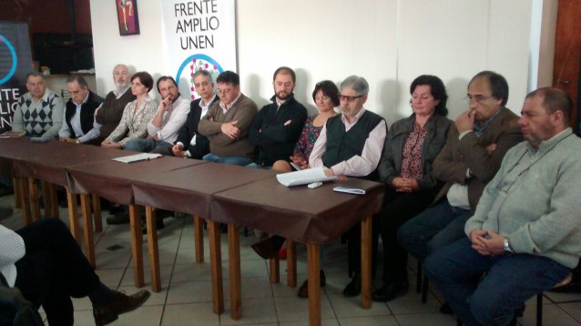 El Frente Amplio Unen uruguayense salió a la cancha