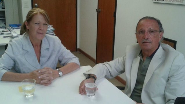 Margarita Stolbizer y Juan Carlos Lucio Godoy