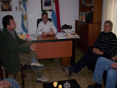 Francou recibió a Bisogni y Righelato por cuestiones referidas al agua