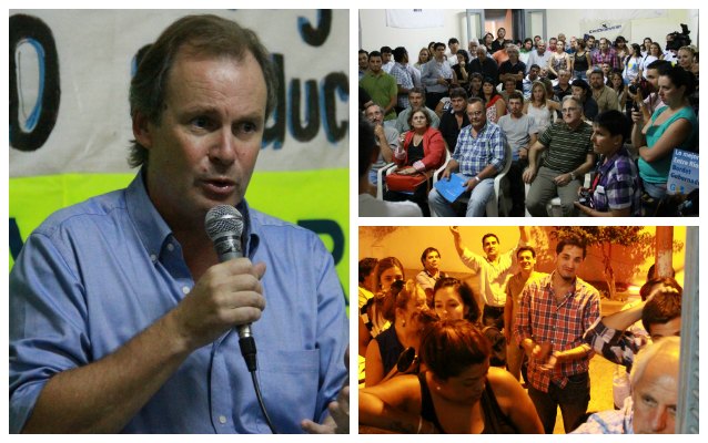Bordet pasó por Concepción y llenó las dos actividades que encabezó