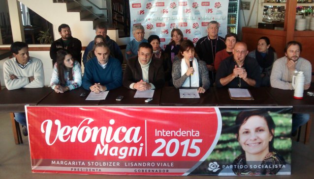 El socialismo presentó a Magni y su lista