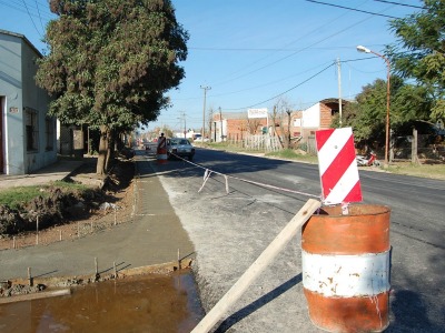 Nuevo acceso a la ciudad totalmente asfaltado