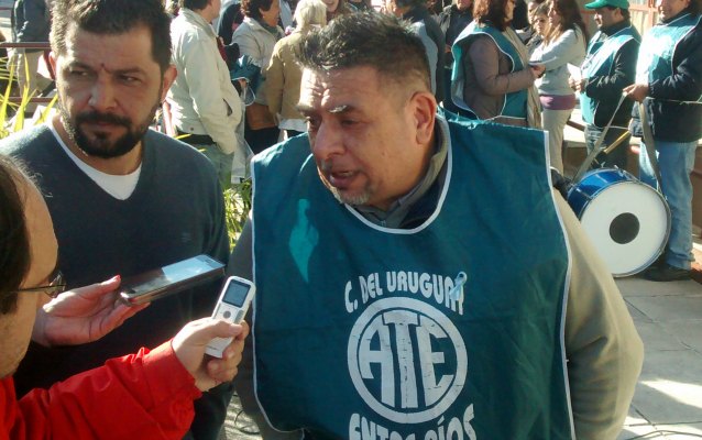 Paro nacional de ATE con movilización uruguayense