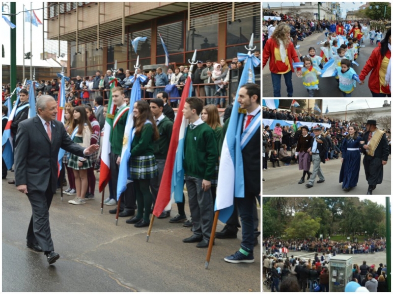 Lauritto encabezó los festejos por la Independencia y organizó un mega día