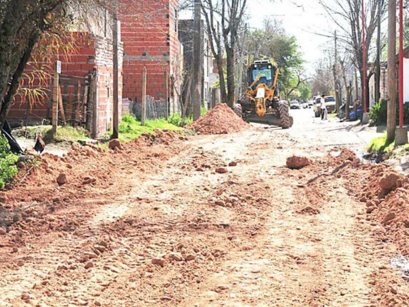 Continúan los arreglos en calles uruguayenses