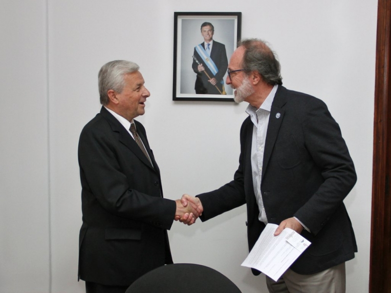 Lauritto se reunió con el Secretario de Obra Públicas de la Nación