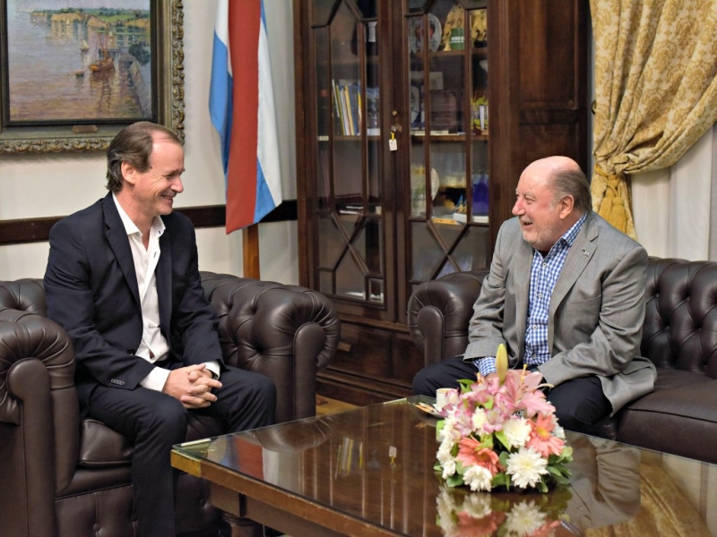 Bordet y Busti con encuentro, fotos y elogios