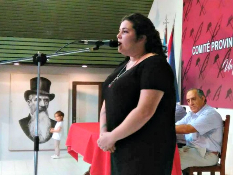 La uruguayense Emilia Giménez asumió la conducción de la JR entrerriana