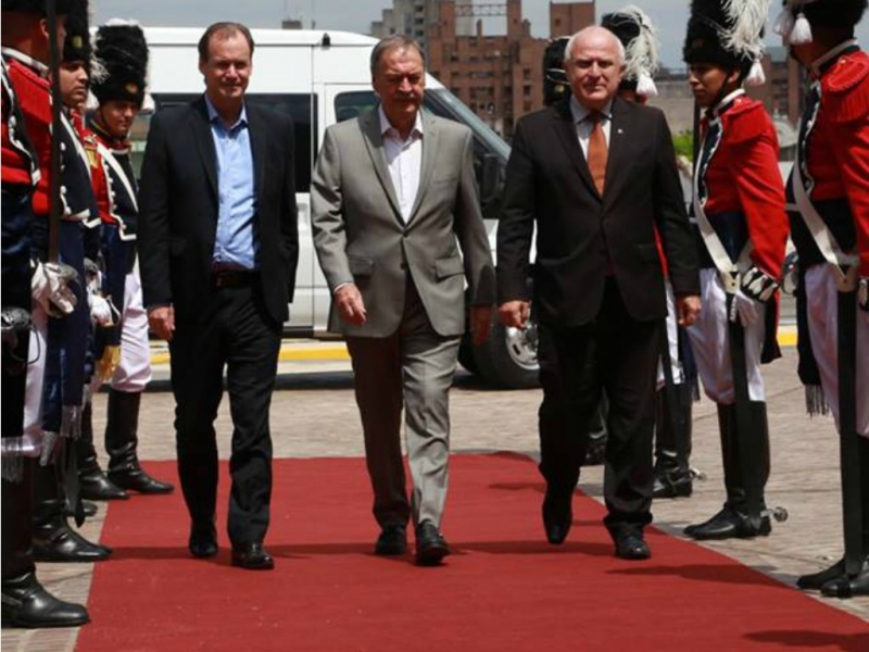 Bordet, Lifschitz y Schiaretti se reunieron para proyectar el 2017
