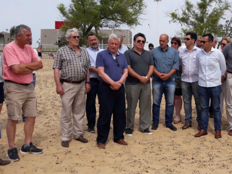 Lauritto inauguró la temporada de playas uruguayenses