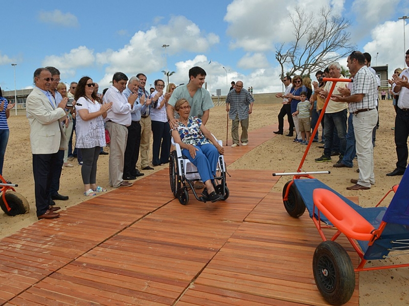 La Histórica inauguró su primera playa accesible