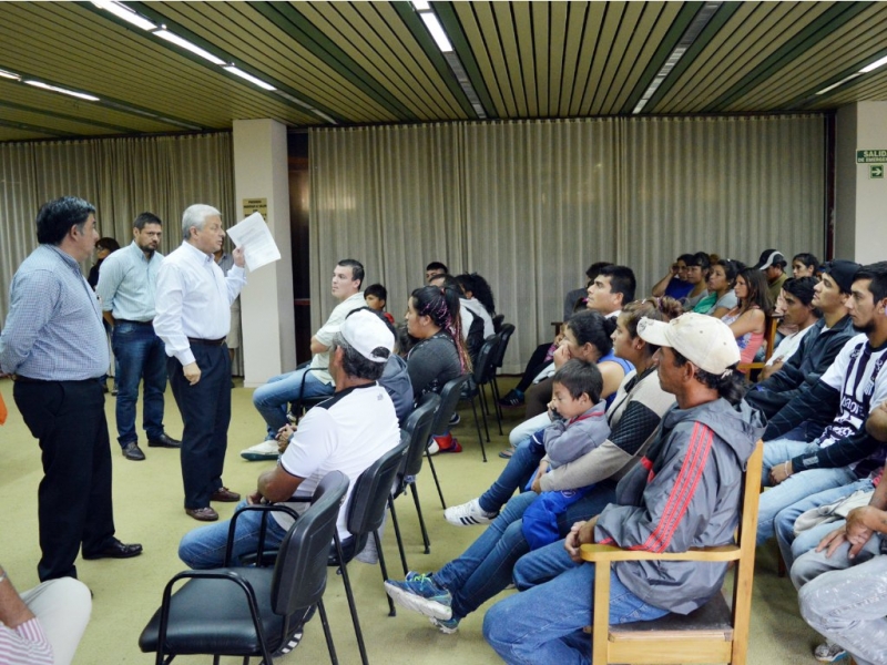 Lauritto recibió a vecinos del Asentamiento del ex circuito Mena