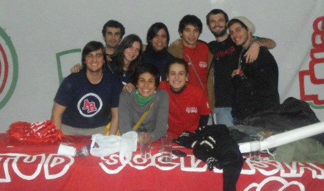 La Juventud Socialista uruguayense en Paraná