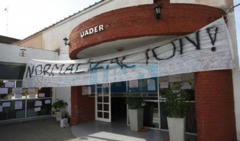 Uader: el Ejecutivo entregó un nuevo plan de normalización que duraría hasta marzo del 2013