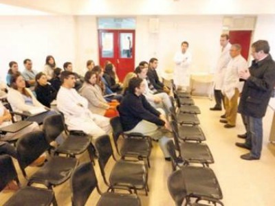 Nuevos médicos residentes: fueron recibidos por Cettour