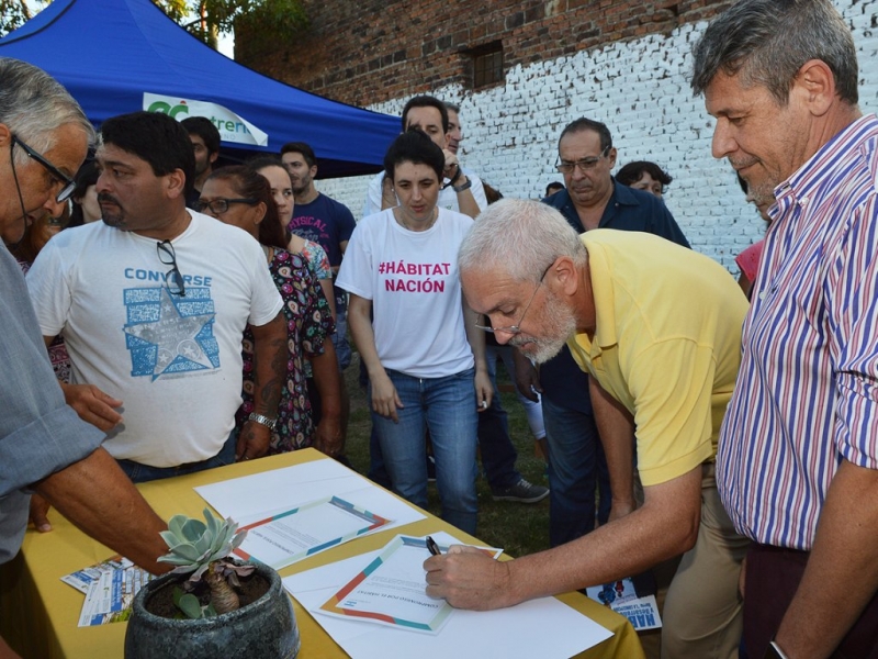 Presentaron a los vecinos detalles del Plan Hábitat