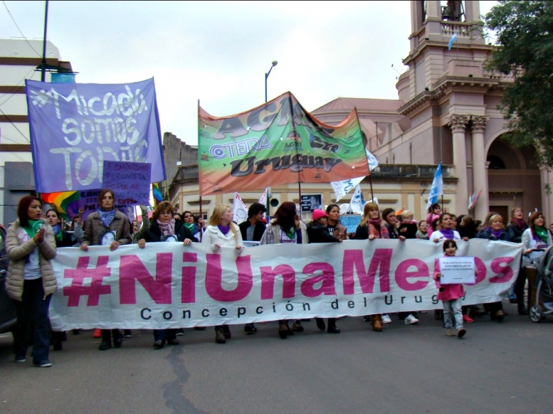 La Histórica marchó contra los feminicidios